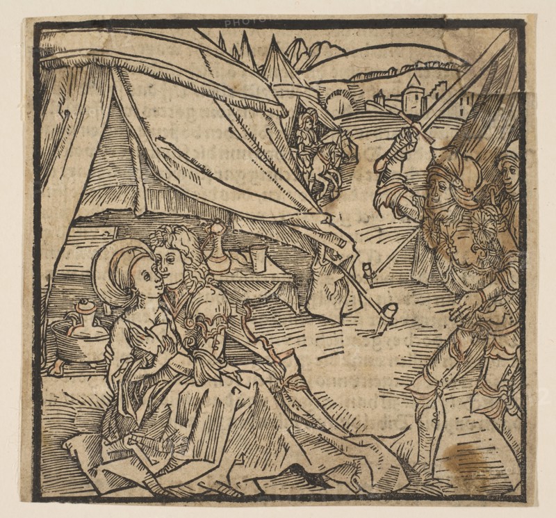 Illustration from the Ritter von Turn, 1493.n.d. Creator: Albrecht Durer.