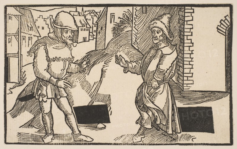 Adelphi, from The Comedie of Terence, 19th century reprint.n.d. Creator: Albrecht Durer.