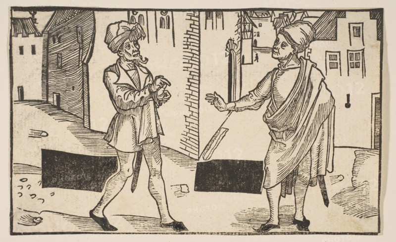 Hecyra, from The Comedie of Terence, 19th century reprint.n.d. Creator: Albrecht Durer.
