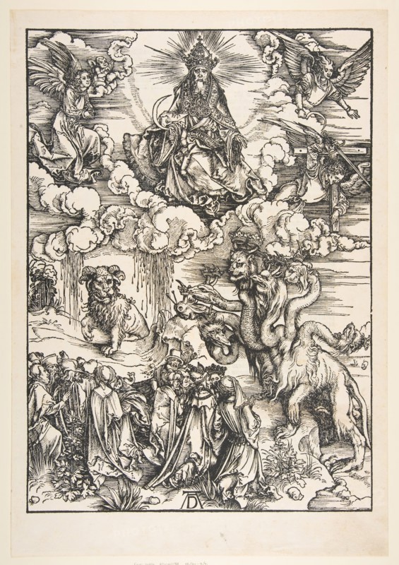 The Beast with Two Horns Like a Lamb, from The Apocalypse.n.d. Creator: Albrecht Durer.