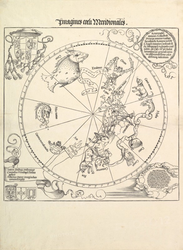 The Celestial Globe-Southern Hemisphere, 1515. Creator: Albrecht Durer.