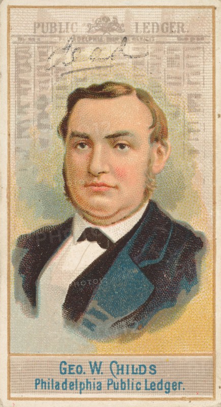 George W. Childs, Philadelphia Public Ledger, from the American Editors series