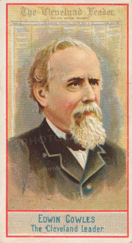 Edwin Cowles, The Cleveland Leader, from the American Editors series