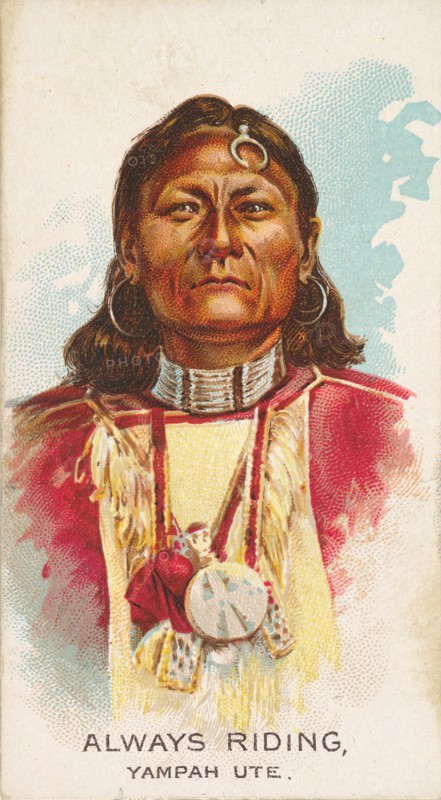 Always Riding, Yampah Ute, from the American Indian Chiefs series