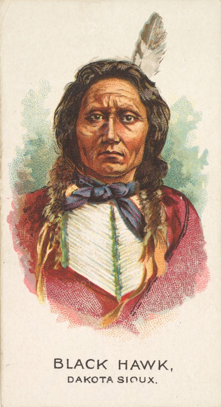 Black Hawk, Dakota Sioux, from the American Indian Chiefs series