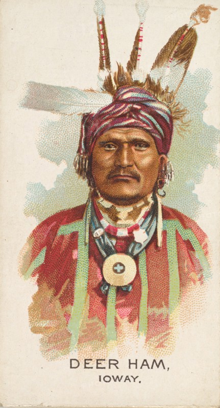 Deer Ham, Ioway, from the American Indian Chiefs series