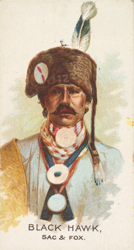 Black Hawk, Sac and Fox, from the American Indian Chiefs series