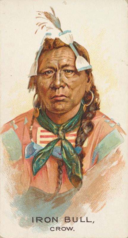 Iron Bull, Crow, from the American Indian Chiefs series