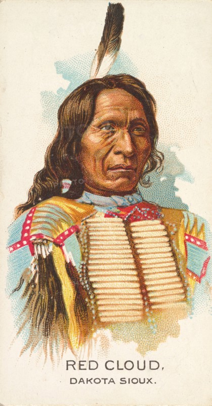 Red Cloud, Dakota Sioux, from the American Indian Chiefs series