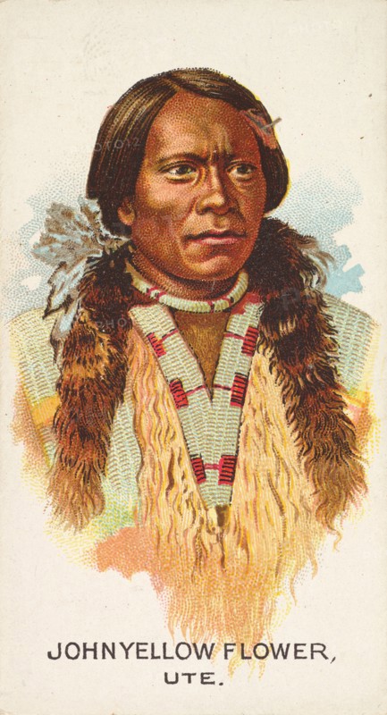 John Yellow Flower, Ute, from the American Indian Chiefs series