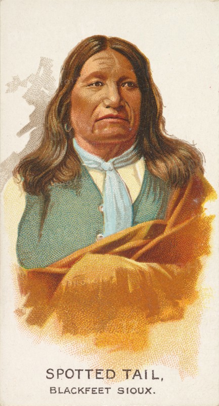 Spotted Tail, Blackfeet Sioux, from the American Indian Chiefs series