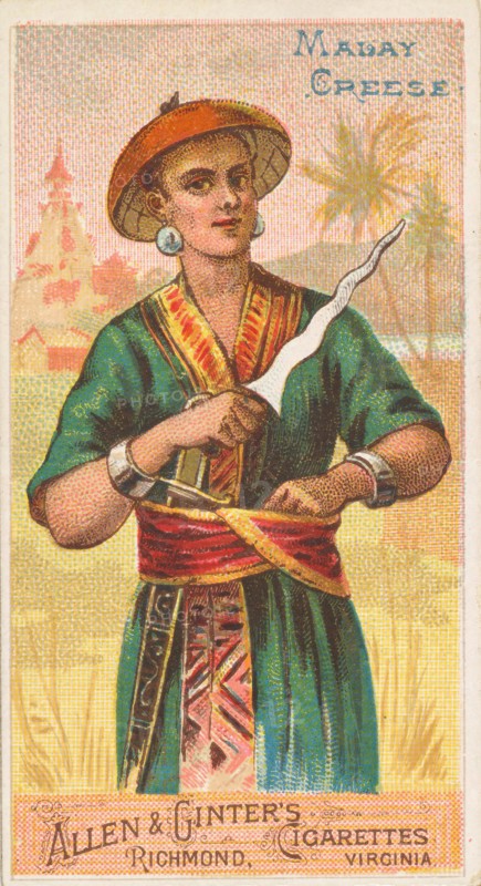 Malay Creese, from the Arms of All Nations series