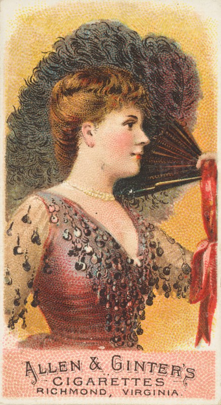 Plate 1, from the Fans of the Period series