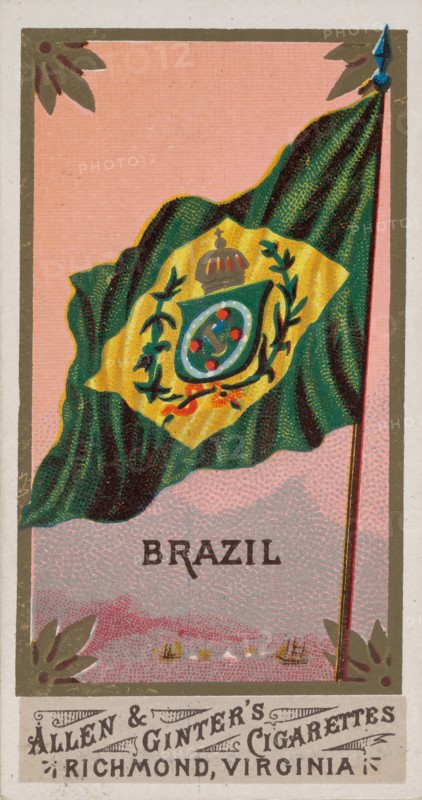 Brazil, from Flags of All Nations, Series 1
