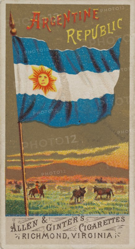 Argentine Republic, from Flags of All Nations, Series 1