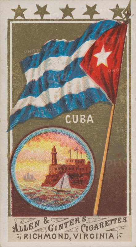 Cuba, from Flags of All Nations, Series 1