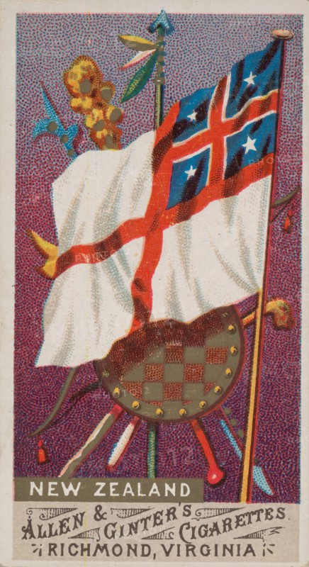 New Zealand, from Flags of All Nations, Series 1