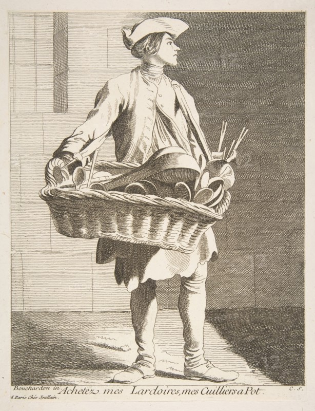 Cookware Peddler, 1746. Creator: Caylus, Anne-Claude-Philippe de.