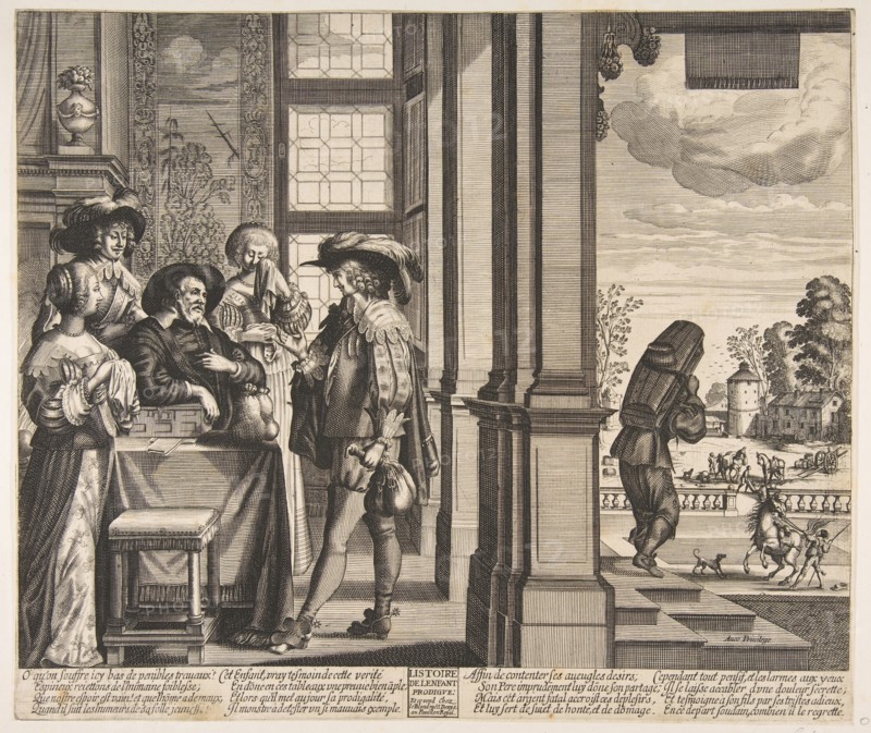 The Prodigal Son Leaves Home, ca. 1636. Creator: Unknown.