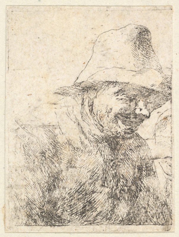Head of a Peasant, 17th century. Creator: Unknown.