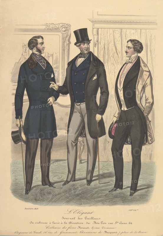 L'Elegant from Journal des Tailleurs, 1848. Creator: Unknown.