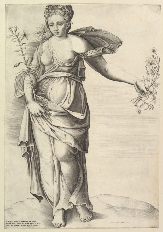 Flora, ca. 1560-70.  Creator: Unknown.