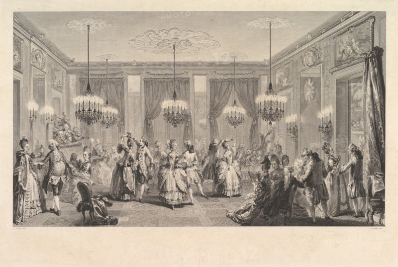Le Bal Paré, 1774. Creator: Antoine Jean Duclos.