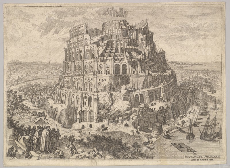 The Tower of Babel. Creator: Anton Joseph von Prenner.