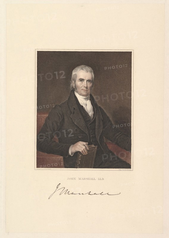 Chief Justice John Marshall, 1833. Creator: Asher Brown Durand.
