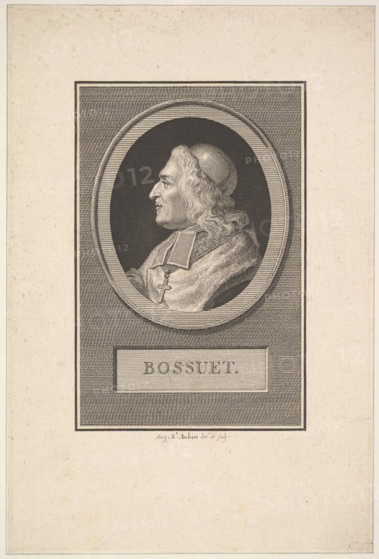 Portrait of Bossuet, 1803. Creator: Augustin de Saint-Aubin.