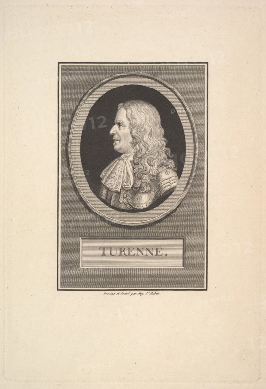 Portrait of Henry de la Tour, Vicomte de Turenne, 1800. Creator: Augustin de Saint-Aubin.