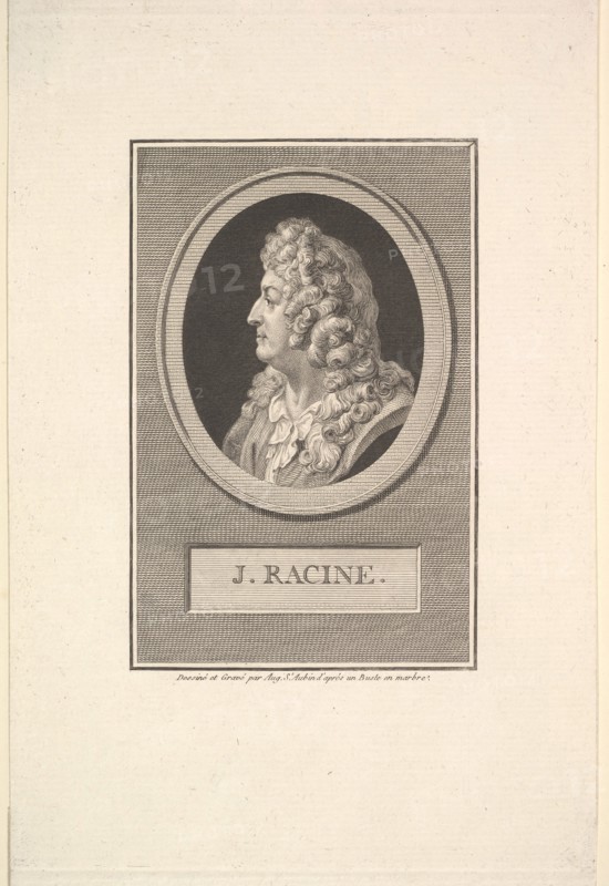 Portrait of Jean Racine, 1800. Creator: Augustin de Saint-Aubin.
