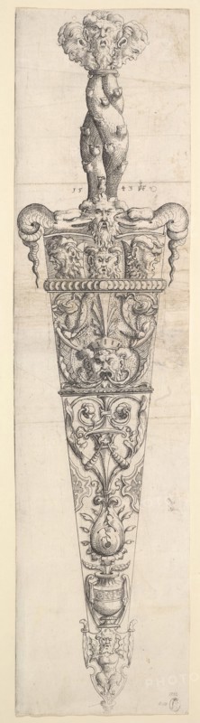 (Design for a Dagger and Sheath), 1543.