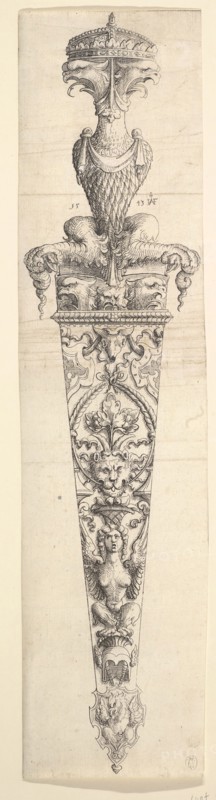 (Design for a Dagger and Sheath), 1543.