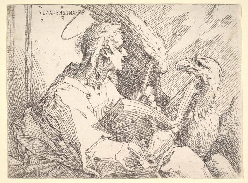 Saint John the Evangelist, ca. 1596. Creator: Bartholomeus Spranger.