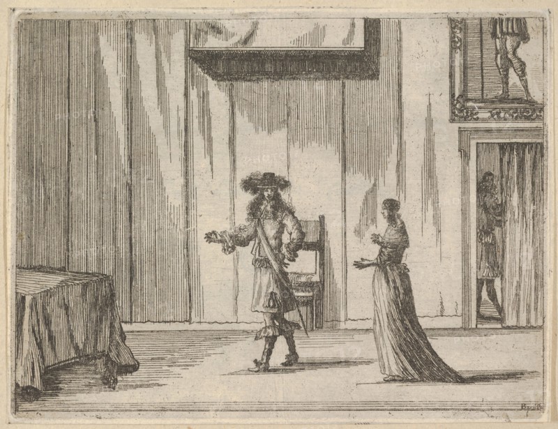 Francesco I d'Este Speaks About his Victories with an Honest Comportment, from L'Idea di u..., 1659. Creator: Bartolomeo Fenice.