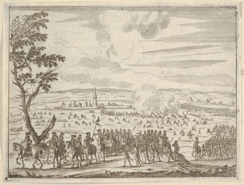Francesco d'Este Leads the French Army After the Difficult Resolution of Cremona without L..., 1659. Creator: Bartolomeo Fenice.