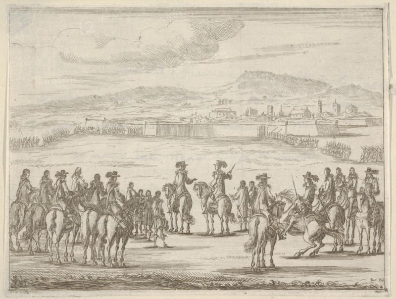 Francesco I d'Este Liberates the City of Turin and Leaves it in the Hands of the Duke of S..., 1659. Creator: Bartolomeo Fenice.