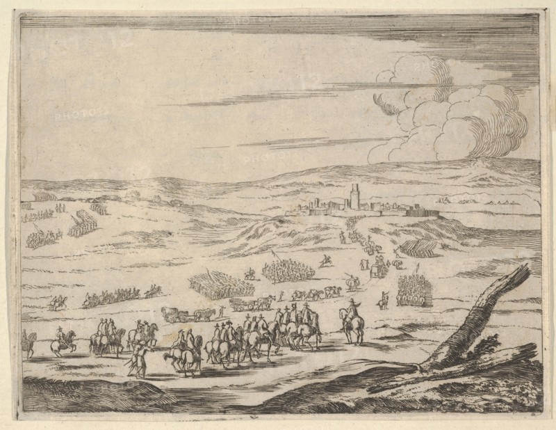 Despite the Corageous Opposition of the Germans and the Spanish, Francesco I d'Este, at th..., 1659. Creator: Bartolomeo Fenice.