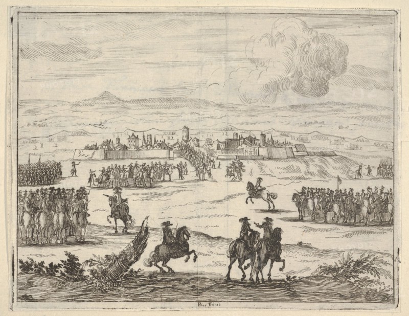 After a Long Siege, Francesco I d'Este, with the Aid of the French Army, Takes Valencia, f..., 1659. Creator: Bartolomeo Fenice.