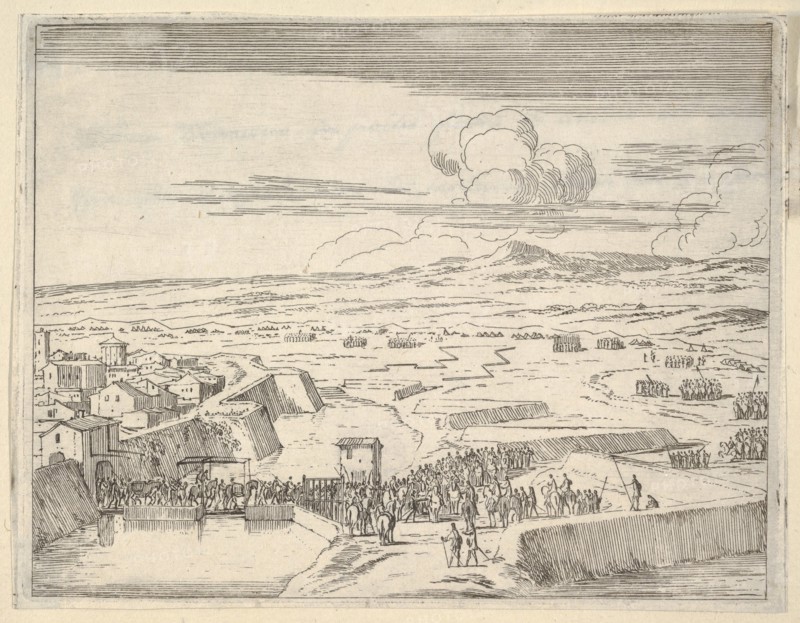 After a Few Days of Siege with the French Army, Francesco I d'Este Takes Prossession of Mo..., 1659. Creator: Bartolomeo Fenice.