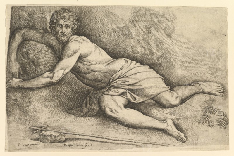 St. John the Baptist in the Wilderness, ca. 1552-54. Creator: Battista Franco Veneziano.
