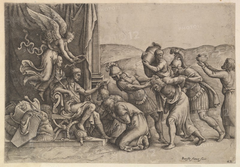 Scipio Granting Clemency to the Prisoners, 1530-61. Creator: Battista Franco Veneziano.