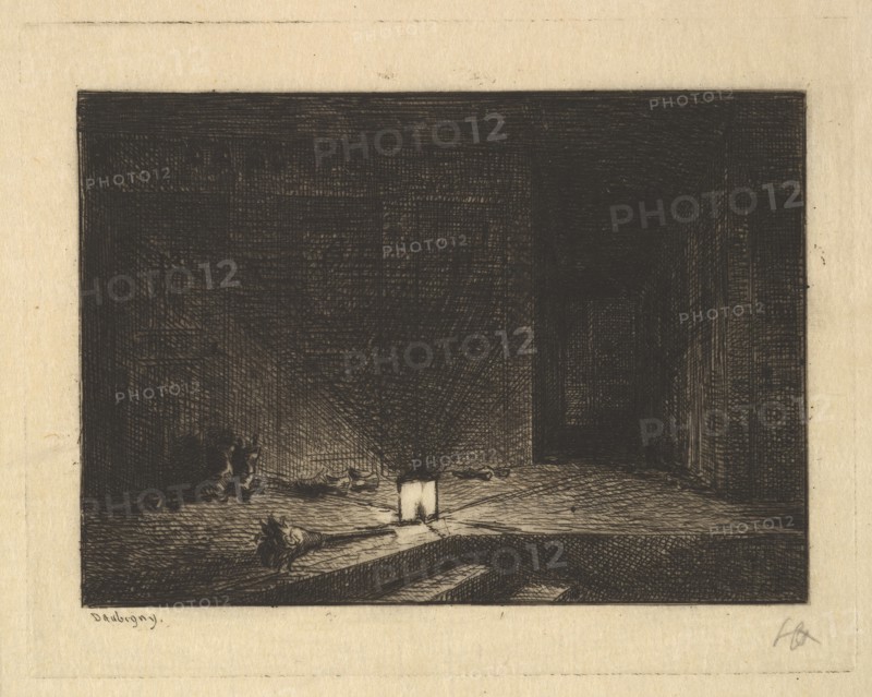 Interior of an Inn, 1861-62. Creator: Charles Francois Daubigny.