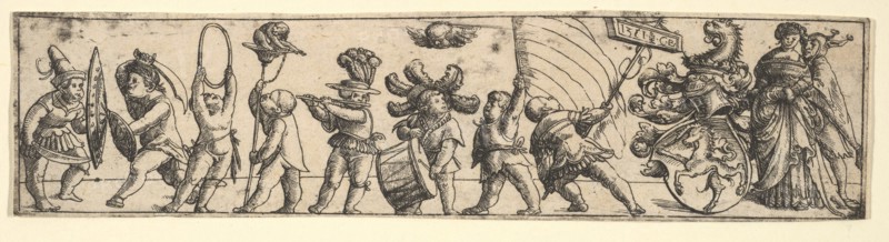 Frieze with children, 1531. Creator: Christoph Bockstorffer.