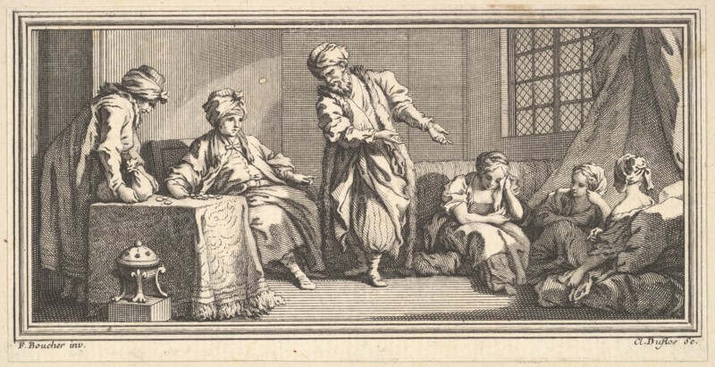 The Slave Merchant, 1746-47. Creator: Claude Augustin Duflos le Jeune.