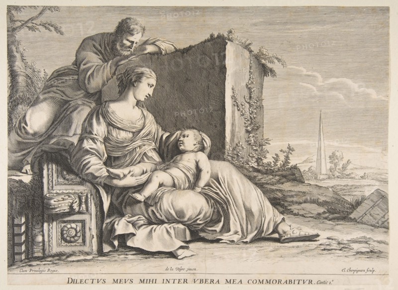 Holy Family.n.d. Creator: Claude Cherpignon.