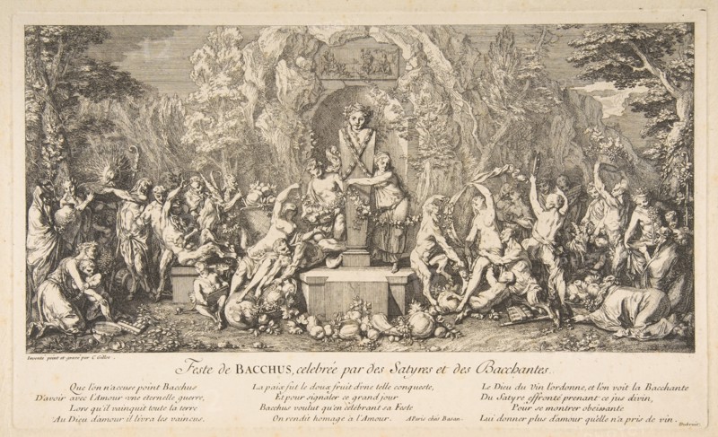 The Fête of Bacchus.n.d. Creator: Claude Gillot.