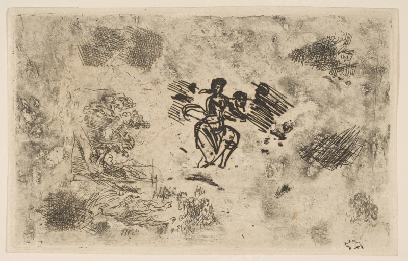 Seated Woman and Other Sketches, ca. 1630-33. Creator: Claude Lorrain.