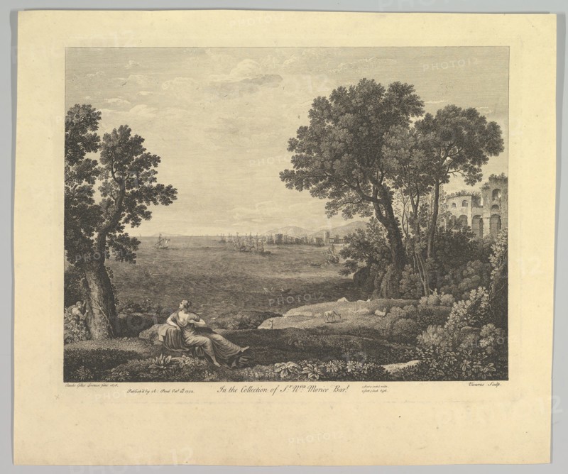 Seascape with Bacchus and Ariadne, 1742. Creator: Claude Lorrain.